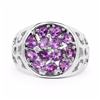 Image 3 : STERLING SILVER AFRICAN AMETHYST RING