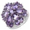 Image 1 : STERLING SILVER AFRICAN AMETHYST RING