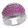 Image 1 : STERLING SILVER RUBY RING