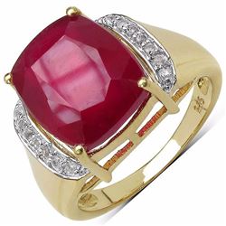 STERLING SILVER RUBY RING