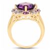 Image 2 : STERLING SILVER AFRICAN AMETHYST RING