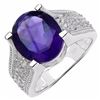Image 1 : STERLING SILVER AFRICAN AMETHYST RING