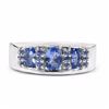Image 2 : STERLING SILVER TANZANITER RING