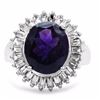 Image 2 : STERLING SILVER AFRICAN AMETHYST RING