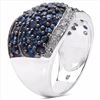 Image 3 : STERLING SILVER BLUE SAPPHIRE RING