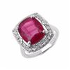 Image 1 : STERLING SILVER RUBY RING