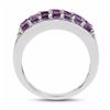 Image 2 : STERLING SILVER AMETHYST BAGUETTE RING