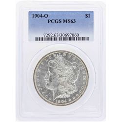 1904-O $1 Morgan Silver Dollar Coin PCGS MS63