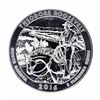 Image 1 : 2016 5oz Silver ATB Theodore Roosevelt North Dakota Silver Coin