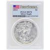 Image 1 : 2014 $1 American Silver Eagle Coin PCGS MS70