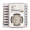 Image 1 : Lot of (10) 1884-O $1 Morgan Silver Dollar Coins NGC MS63