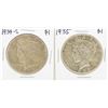Image 1 : Lot of 1934-S & 1935 $1 Peace Silver Dollar Coins