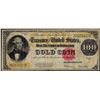 Image 1 : 1922 $100 Gold Certificate Note