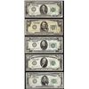 Image 1 : Set of (5) 1928 Federal Reserve Notes