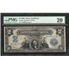 Image 1 : 1899 $2 Mini-Porthole Silver Certificate Note Fr.258 PMG Very Fine 20