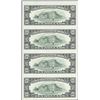 Image 2 : Uncut Sheet of (4) 1995 $10 Federal Reserve STAR Notes