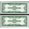 Image 2 : Lot of (2) Consecutive 1923 $1 Silver Certificate Notes