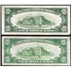 Image 2 : Lot of (2) 1934 & 1934D $10 Silver Certificate Notes