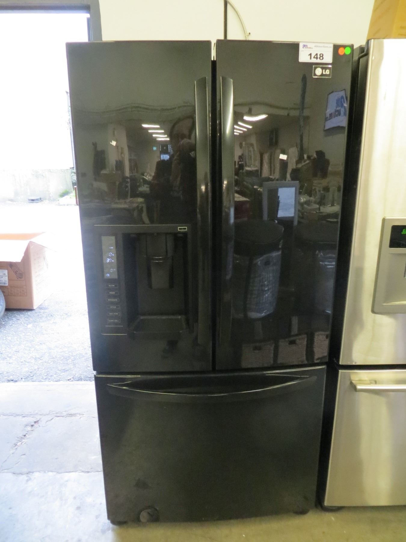 New Store Demo Lg Black French Door Fridge
