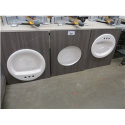 3 NEW MODERN SINKS