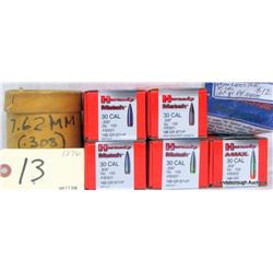650 PCS 30 CAL .308 PROJECTILES