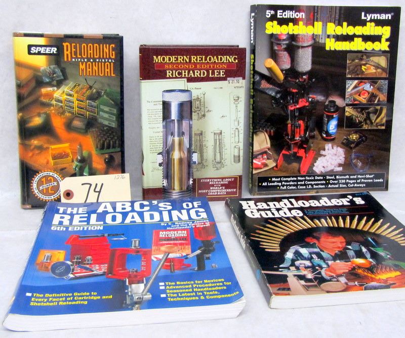 BOX LOT RELOADING BOOKS / MAGAZINES