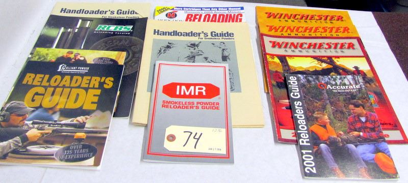 BOX LOT RELOADING BOOKS / MAGAZINES