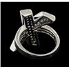 Image 3 : 18KT White Gold 1.00ctw Diamond Ring