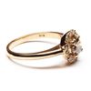 Image 3 : 14KT Rose Gold 1.27ctw Round Cut Diamond Engagement Wedding Band Ring