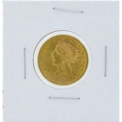 1885-S $5 Liberty Head Half Eagle Gold Coin