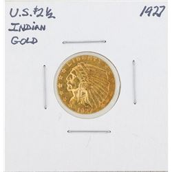 1927 $2.50 Indian Head Quarter Eagle Gold Coin