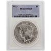 Image 1 : 1923 $1 Peace Silver Dollar Coin PCGS MS63