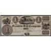 Image 1 : 1800's $1 Franklin Silk Company Ohio Obsolete Bank Note