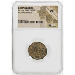 AD 276-282 Roman Empire Probus Bi Aurelianianus Coin NGC VG