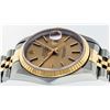 Image 4 : Rolex Mens 36mm Two Tone Yellow Gold Champagne Index DateJust Wristwatch