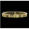 Image 2 : 14K Yellow Gold Mesh Design Fashion Bracelet