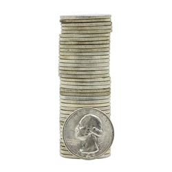 Roll of (40) 1949-D Brilliant Uncirculated Washington Quarters