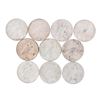 Image 2 : Lot of (10) $1 Peace Silver Dollar Coins