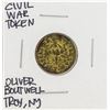 Image 1 : Civil War Token Oliver Boutwell Troy New York
