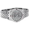 Image 8 : Rolex Mens Stainless Steel Meteorite Diamond & Ruby Datejust Wristwatch