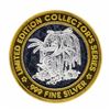 Image 1 : .999 Silver Flamingo Hilton $10 Casino Limited Edition Gaming Token