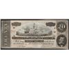 Image 1 : 1864 $20 Confederate States of America Note