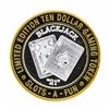 Image 1 : .999 Silver Slots - A - Fun Las Vegas, Nevada $10 Casino Gaming Token Limited Ed