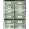 Image 2 : District Set of (12) 1963 $1 Federal Reserve Notes Uncirculated