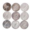 Image 2 : Lot of (9) $1 Peace Silver Dollar Coins
