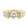 Image 1 : 18KT Yellow Gold 2.54ctw Diamond Ring