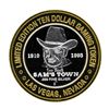 Image 2 : .999 Silver Sam's Town Las Vegas Nevada $10 Casino Limited Edition Gaming Token