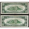 Image 2 : Lot of (2) 1934D $10 Silver Certificate Notes