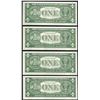 Image 2 : Lot of (4) Consecutive 1957 $1 Silver Certificate Notes Uncirculated