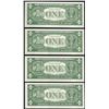 Image 2 : Lot of (4) Consecutive 1957 $1 Silver Certificate Notes Uncirculated